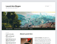 Tablet Screenshot of laurelannbogen.com